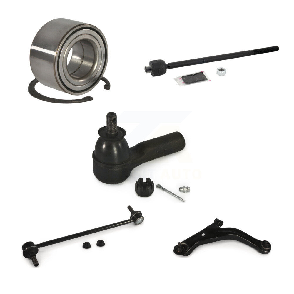 Bearing Link kit Lower Control Arm With Ball Joint Outer Inner Tie Rod Front Left Kit For