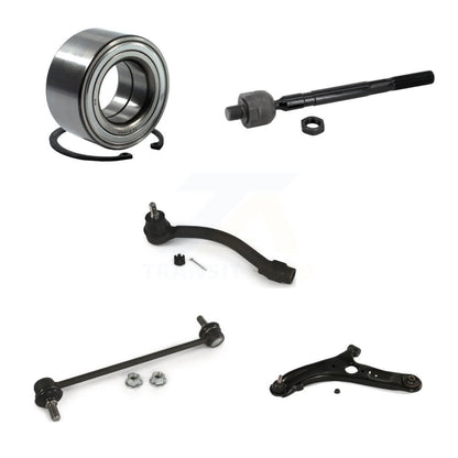 Bearing Link kit Lower Control Arm With Ball Joint Outer Inner Tie Rod Front Left Kit For
