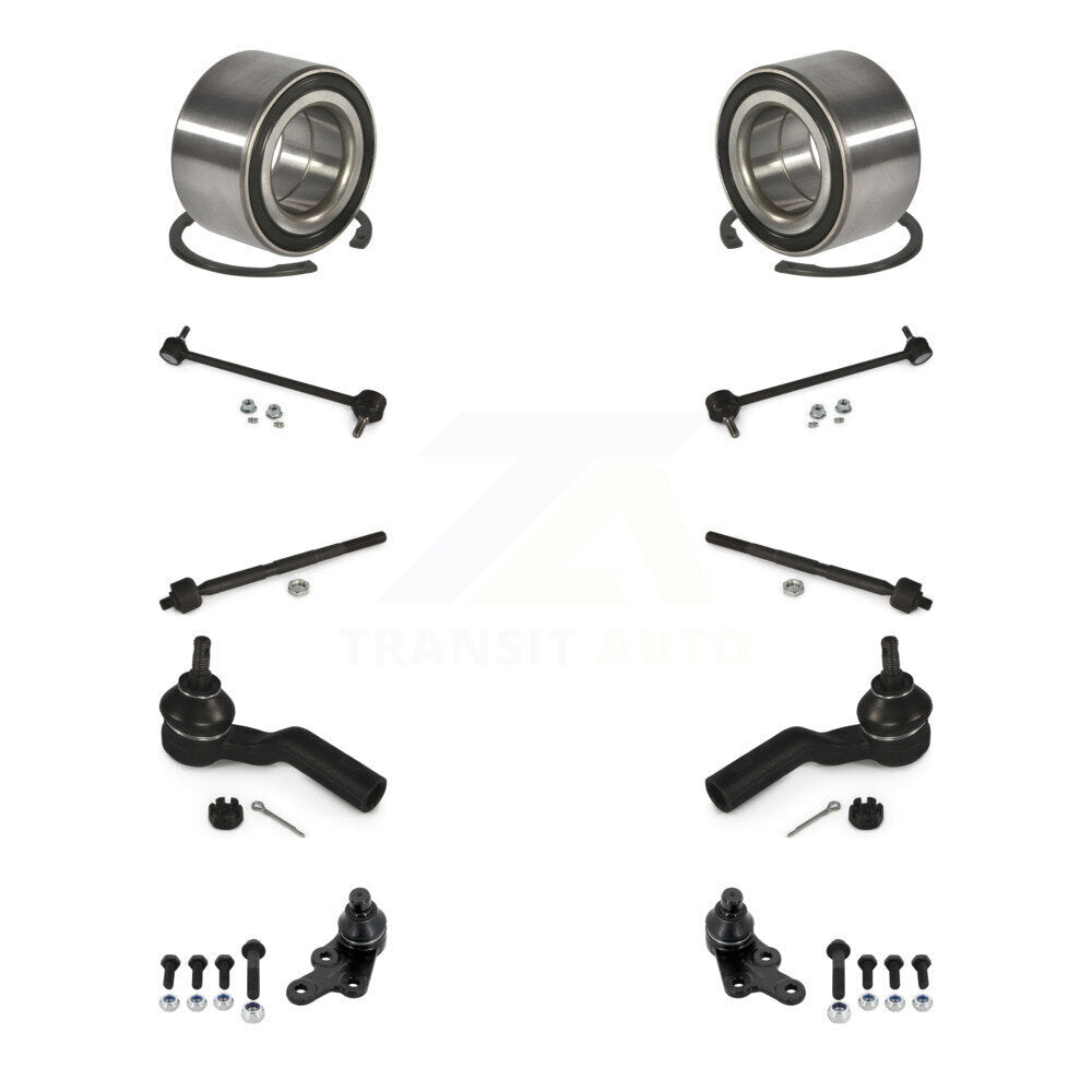 Bearing Lower Ball Joint Outer Inner Tie Rod End Link Front Kit For Ford Escape