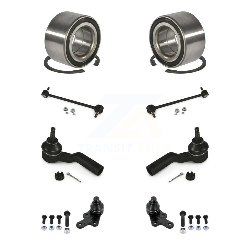 Bearing Lower Ball Joint Outer Tie Rod End Link Front Kit (8Pc) For Ford Escape