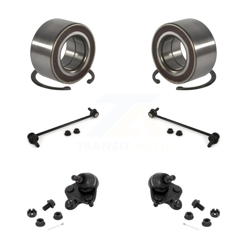 Wheel Bearing Lower Ball Joint Sway Bar Link Front Kit For 2010-2011 Honda CR-V