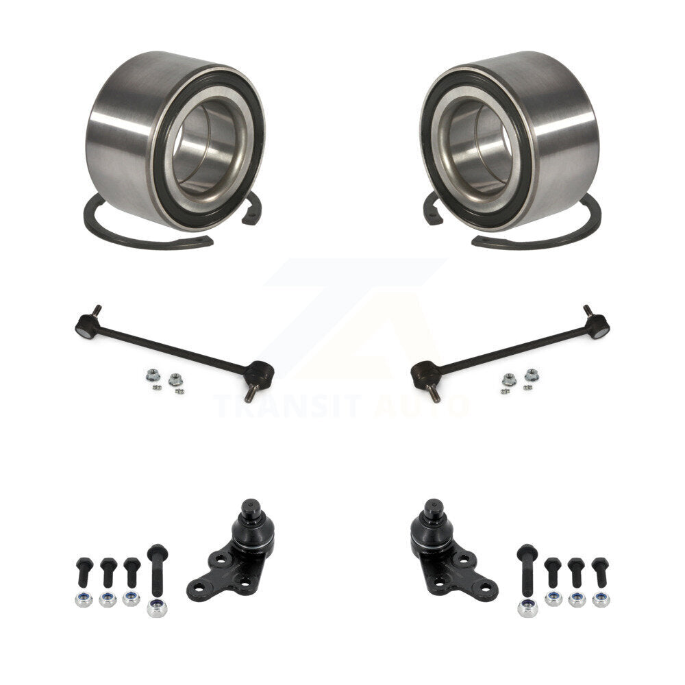 Wheel Bearing Lower Ball Joint Sway Bar Link Front Kit For 2013-2019 Ford Escape