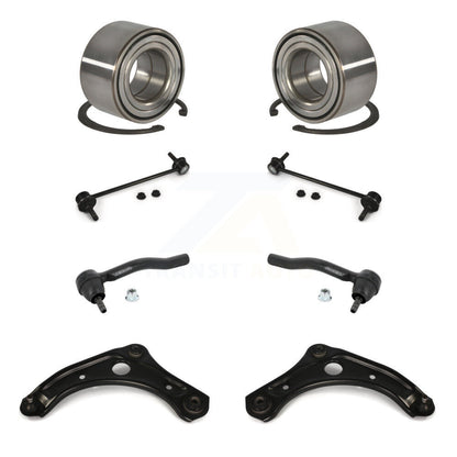 Bearing Lower Control Arm Outer Tie Rod & Link Front Kit (8Pc) For Nissan Micra