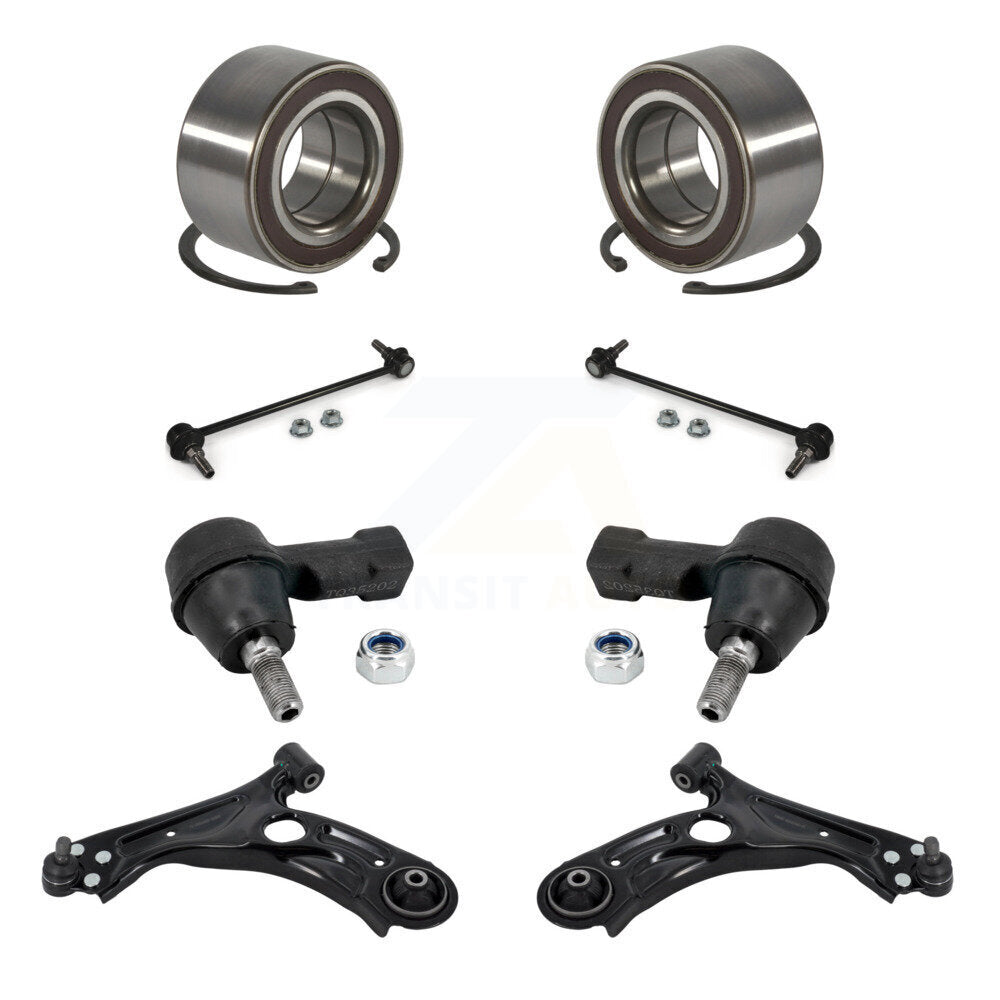 Bearing Lower Control Arm Outer Tie Rod Link Front Kit (8Pc) For Chevrolet Sonic