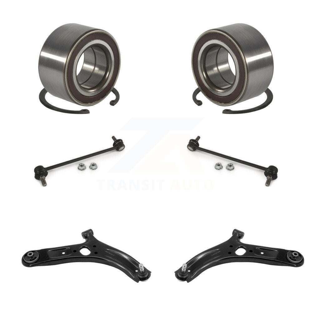 Bearing Lower Control Arm with Ball Joint & Link Front Kit For 2012-2017 Kia Rio