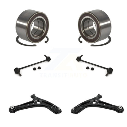 Wheel Bearing Lower Control Arm with Ball Joint & Link Front Kit For Ford Fiesta