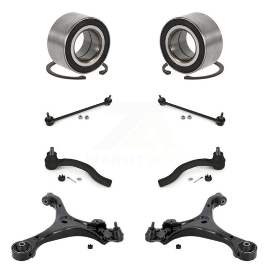 Bearing Lower Control Arm Outer Tie Rod Link Front Kit (8Pc) For Honda Civic ILX