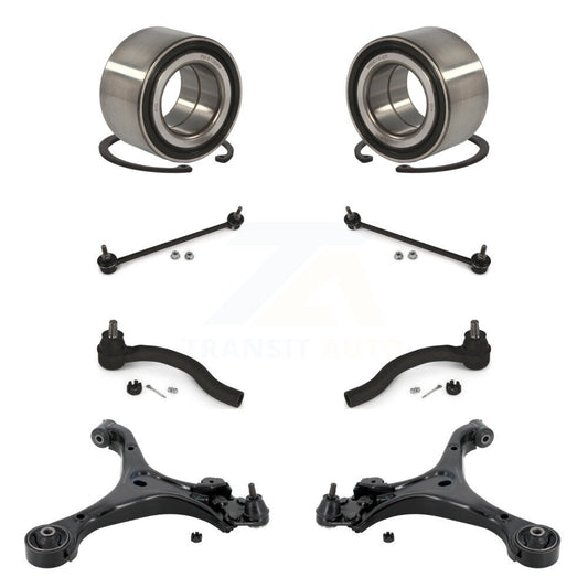 Bearing Lower Control Arm Outer Tie Rod Link Front Kit (8Pc) For Honda Civic ILX