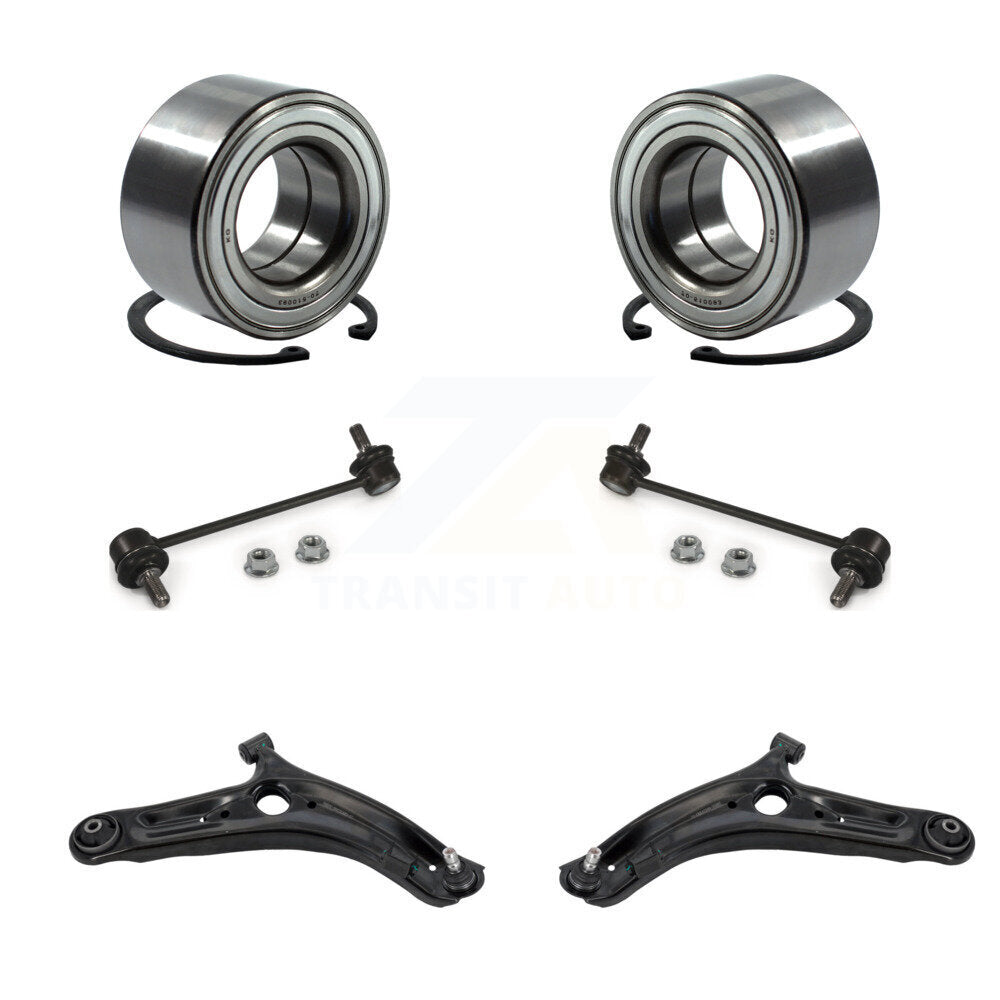 Bearing Lower Control Arm with Ball Joint And Link Front Kit (6Pc) For Kia Soul