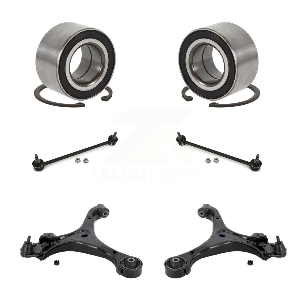 Bearing Lower Control Arm with BJ Link Front Kit (6Pc) For Honda Civic Acura ILX