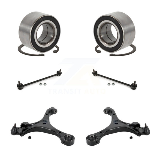 Bearing Lower Control Arm with BJ Link Front Kit (6Pc) For Honda Civic Acura ILX
