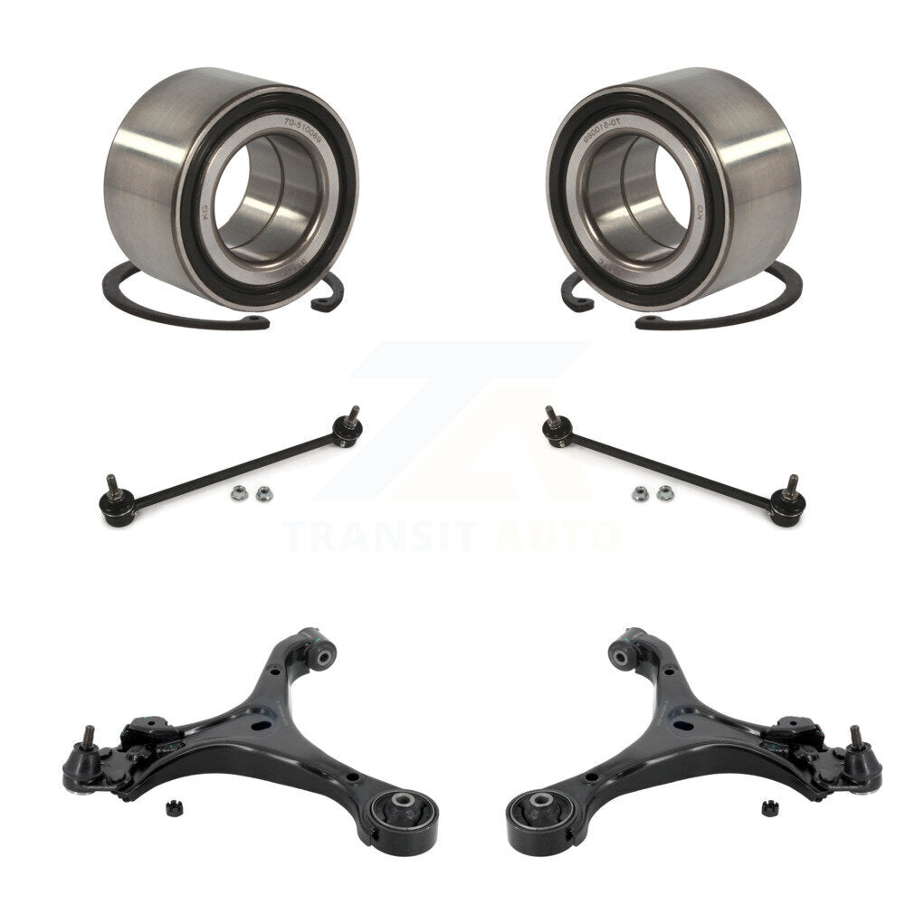 Bearing Lower Control Arm with BJ Link Front Kit (6Pc) For Honda Civic Acura ILX