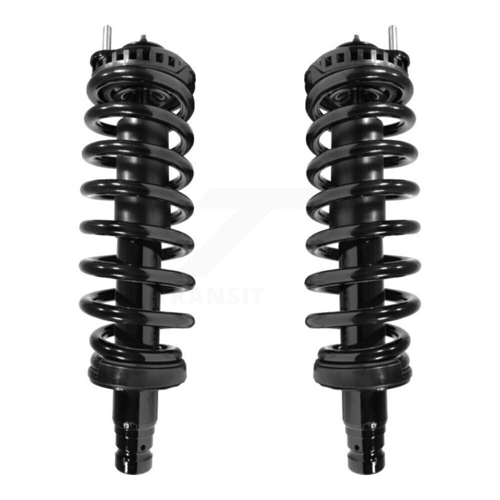 Strut Spring Front Pair For Chevrolet GMC Trailblazer Envoy XL EXT Buick Rainier