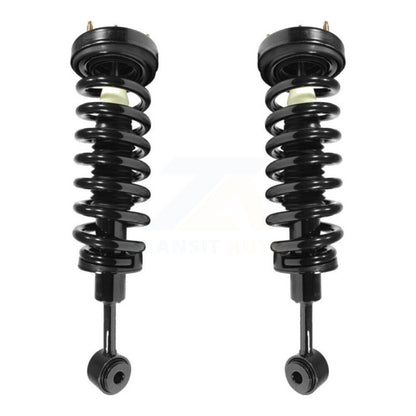 Complete Shocks Strut Coil Spring Front Pair For Ford F-150 Lincoln Mark LT 4WD