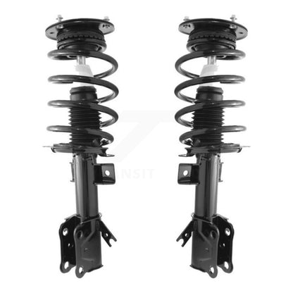 Complete Shocks Strut & Coil Spring Mount Assemblies Front Pair For Ford Fusion