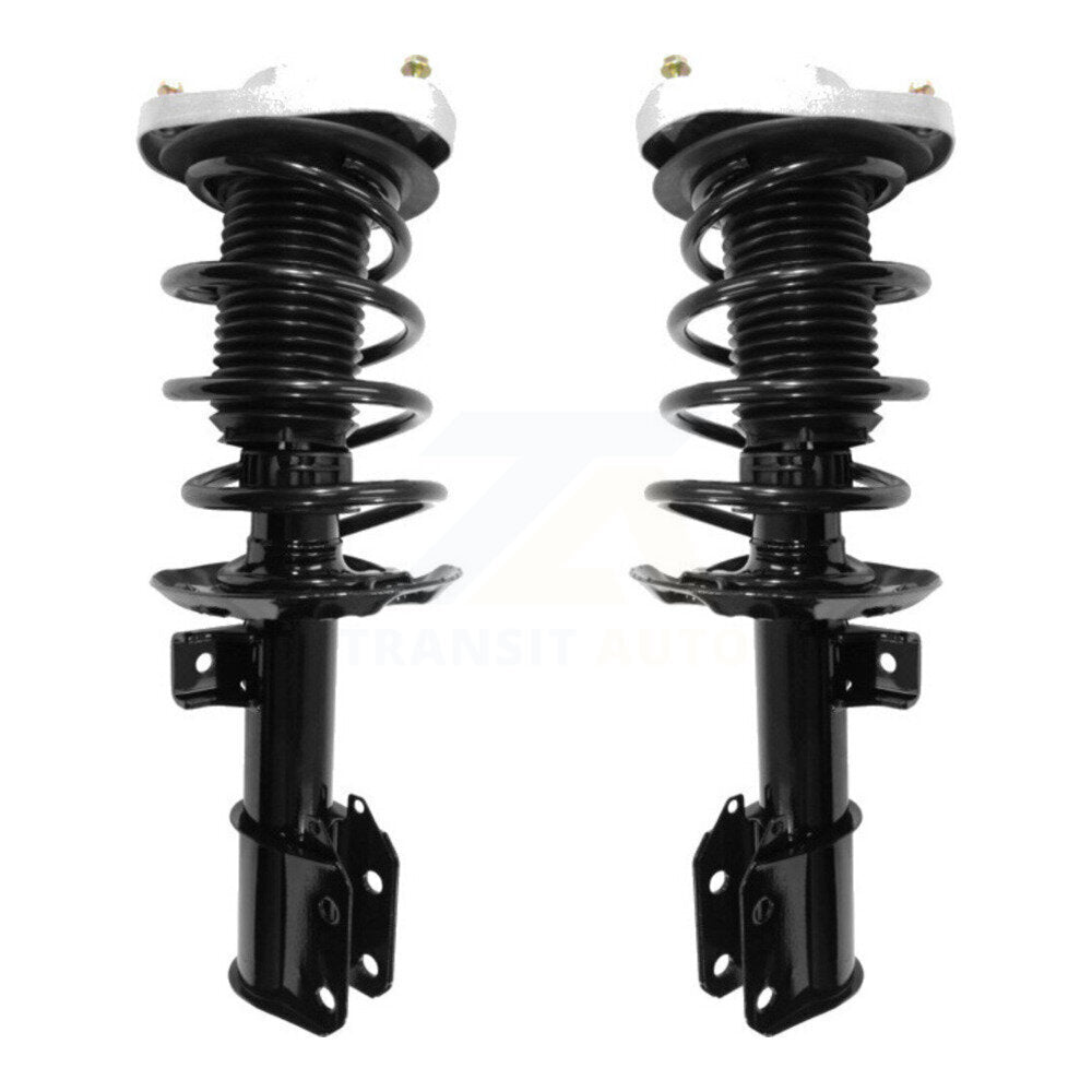 Complete Strut Coil Spring Front Pair For Mercedes-Benz E350 E400 E250 E550 E300