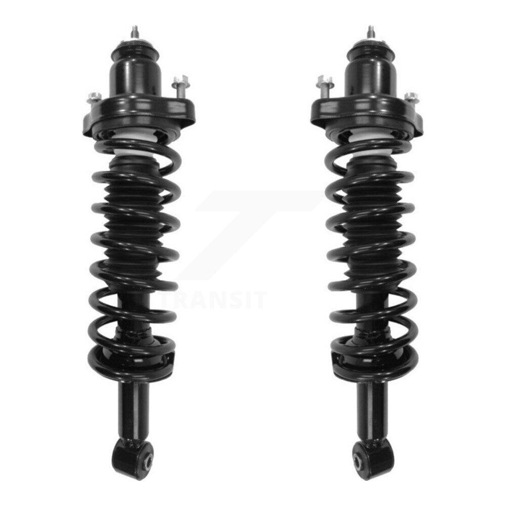 Strut Spring Rear Pair For 2008-2010 Mitsubishi Lancer ES DE Excludes GTS Models