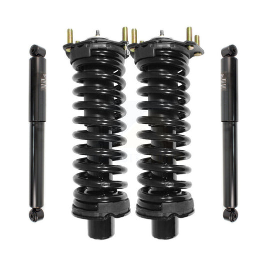 Strut Spring Front Rear Kit For Jeep Liberty Dodge Nitro Excludes Diesel Engines