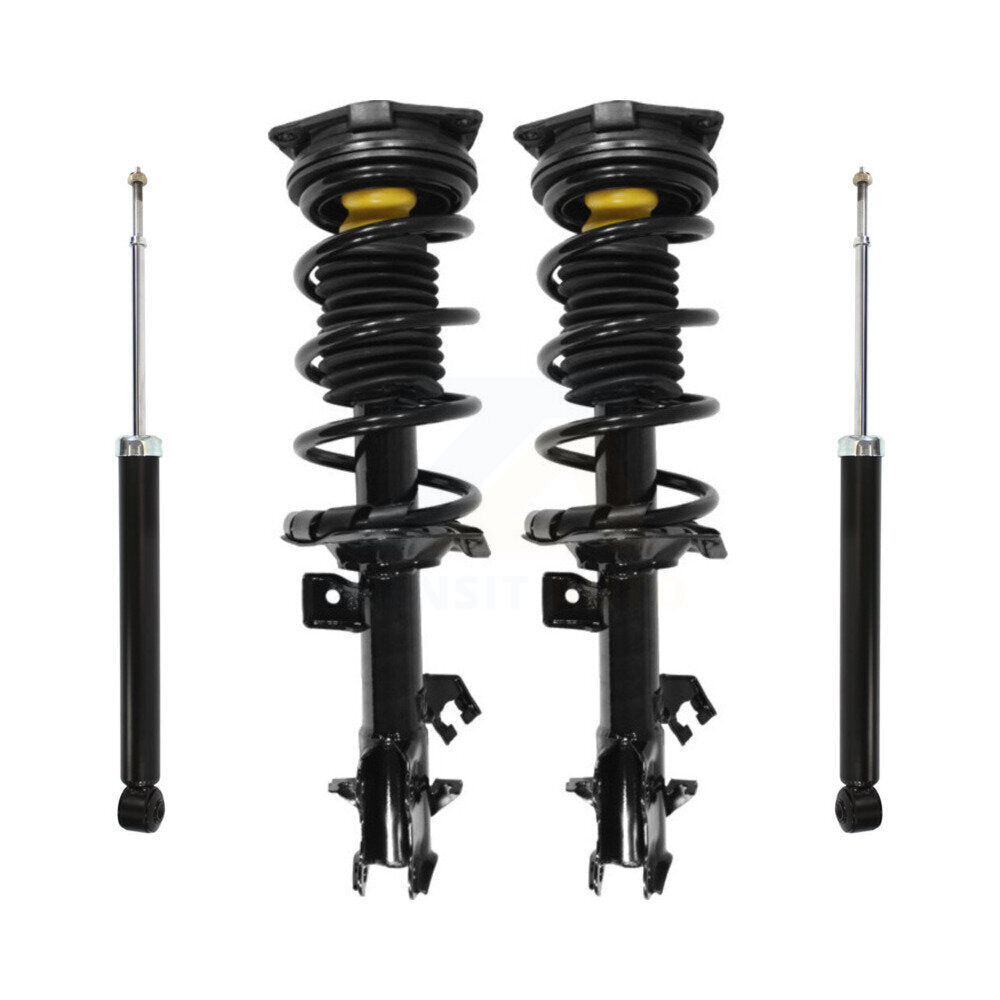 Complete Shocks Strut And Coil Spring Assemblies Front Rear Kit For Nissan Versa