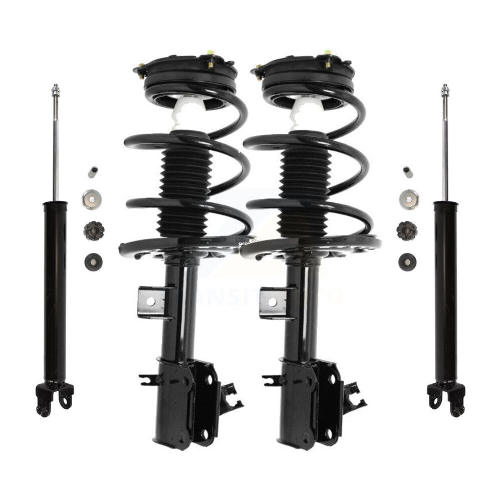 Strut Spring Front Rear Kit For 2013-2018 Nissan Altima Excludes Coupe V6 Engine