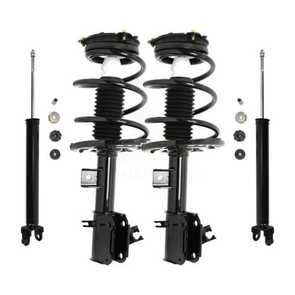 Strut Spring Front Rear Kit For 2013-2018 Nissan Altima Excludes Coupe V6 Engine