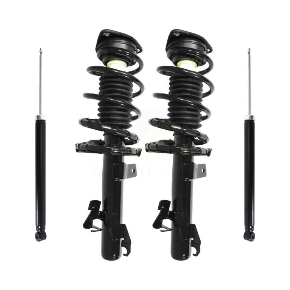 Complete Strut Coil Spring Front Rear Kit For Mazda 3 Excludes MazdaSpeed Model