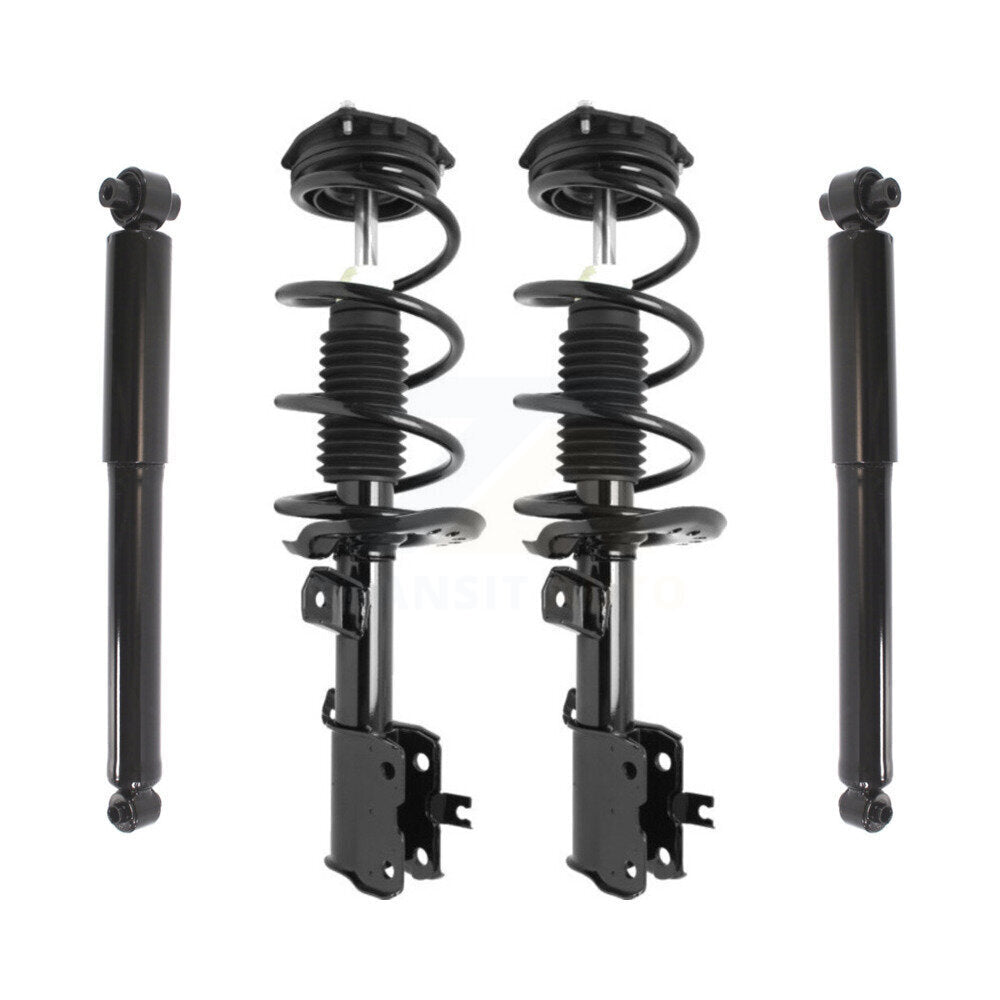 Complete Shocks Strut And Coil Spring Front Rear Kit For Nissan Rogue Select AWD