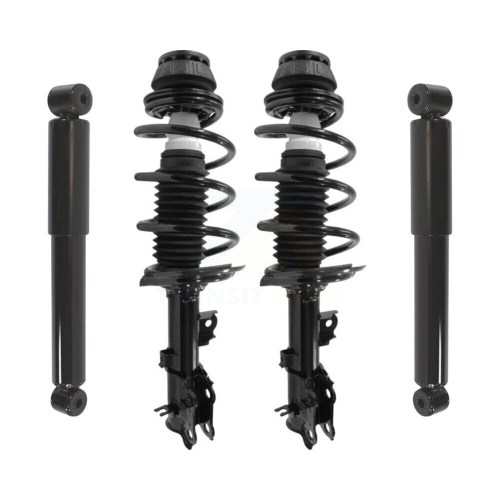 Complete Shocks Strut Coil Spring Assembly Front Rear Kit For 2012-2017 Kia Rio