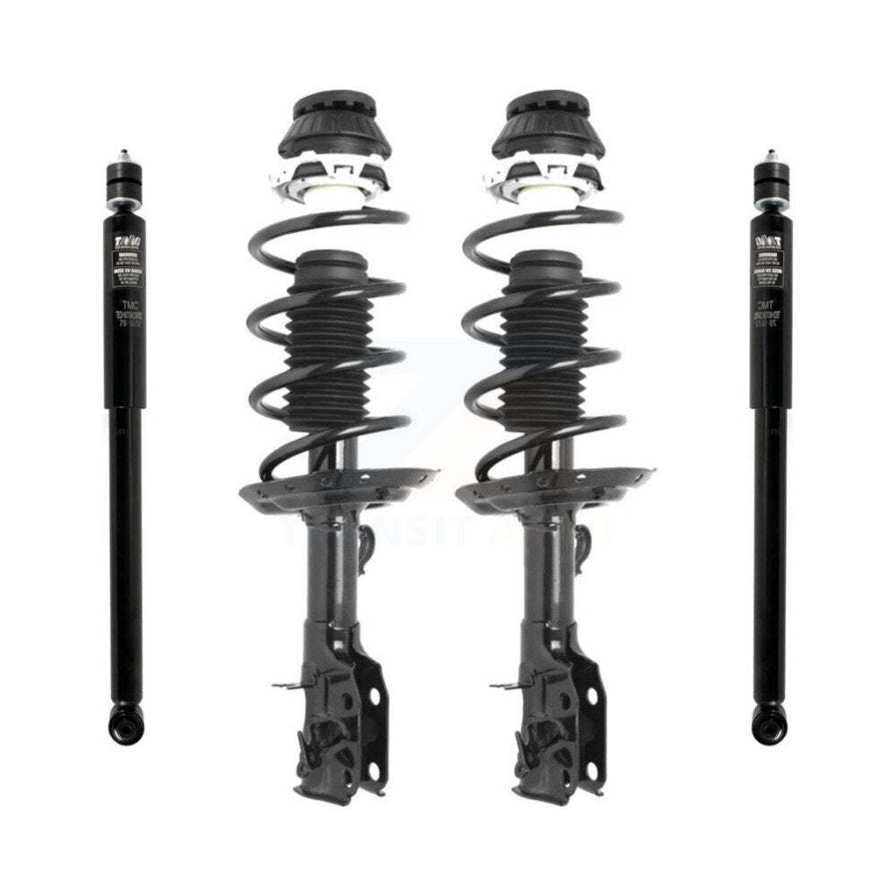 Strut And Spring Front Rear Kit For 2009-2014 Honda Fit Excludes Electric Models