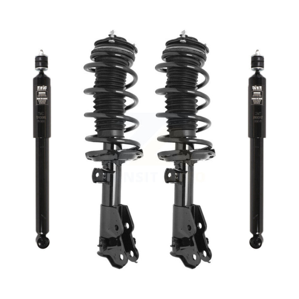 Strut Spring Front Rear Kit For 2012 Honda Civic LX/EX/EX-L/GX/DX/HF with Sedan