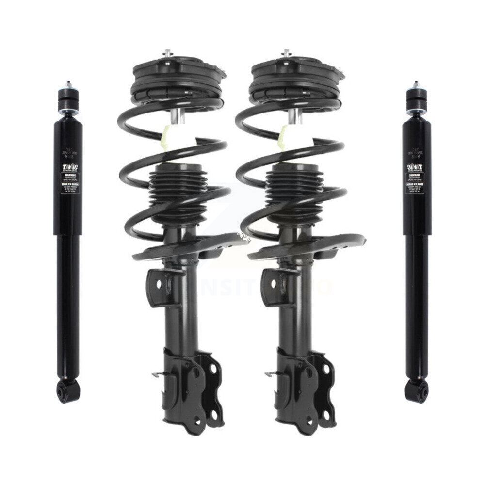 Complete Shocks Strut Coil Spring Assembly Front Rear Kit For 2013 Nissan Sentra