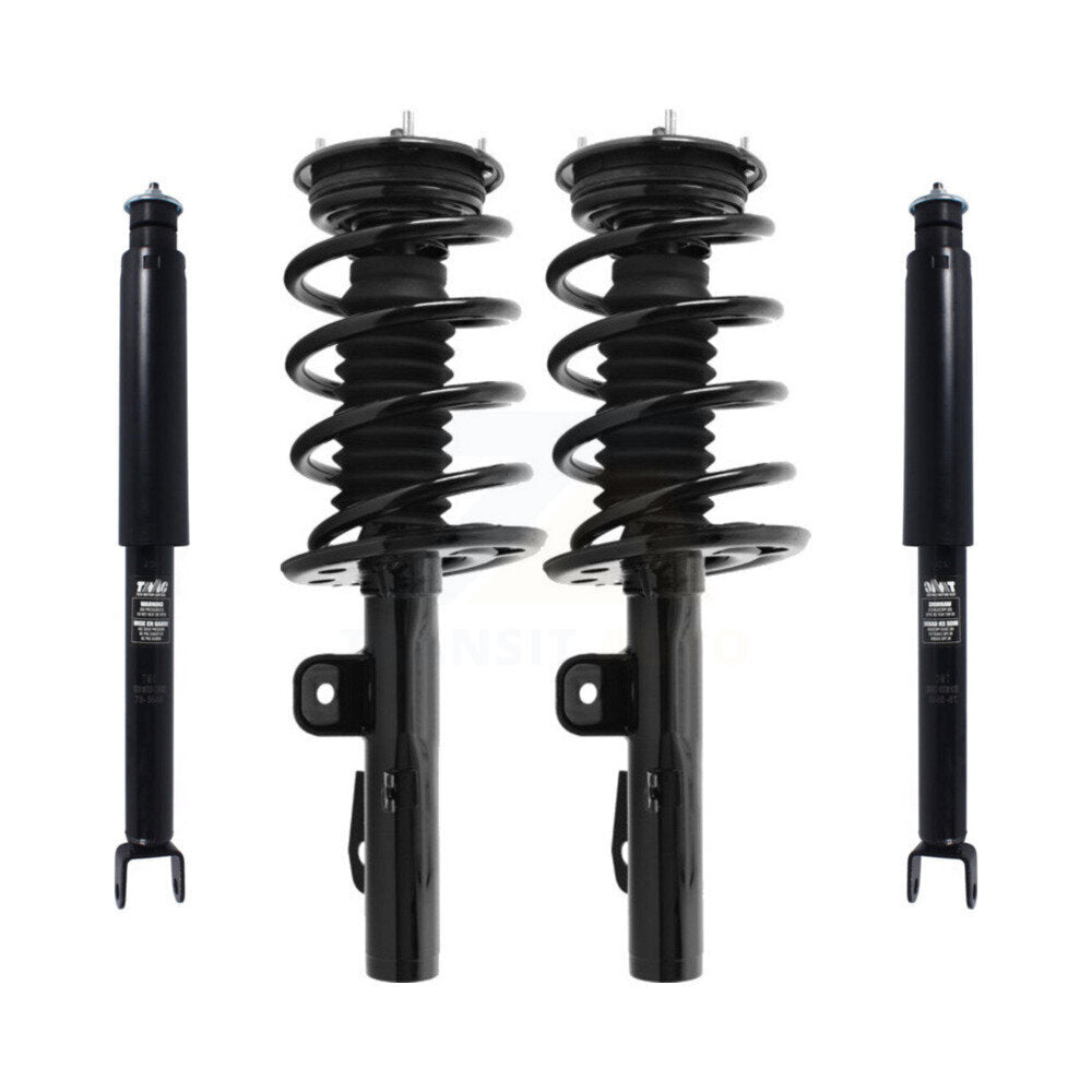 Strut Spring Front Rear Kit For 10-12 Ford Taurus Excludes Turbo Charged Models