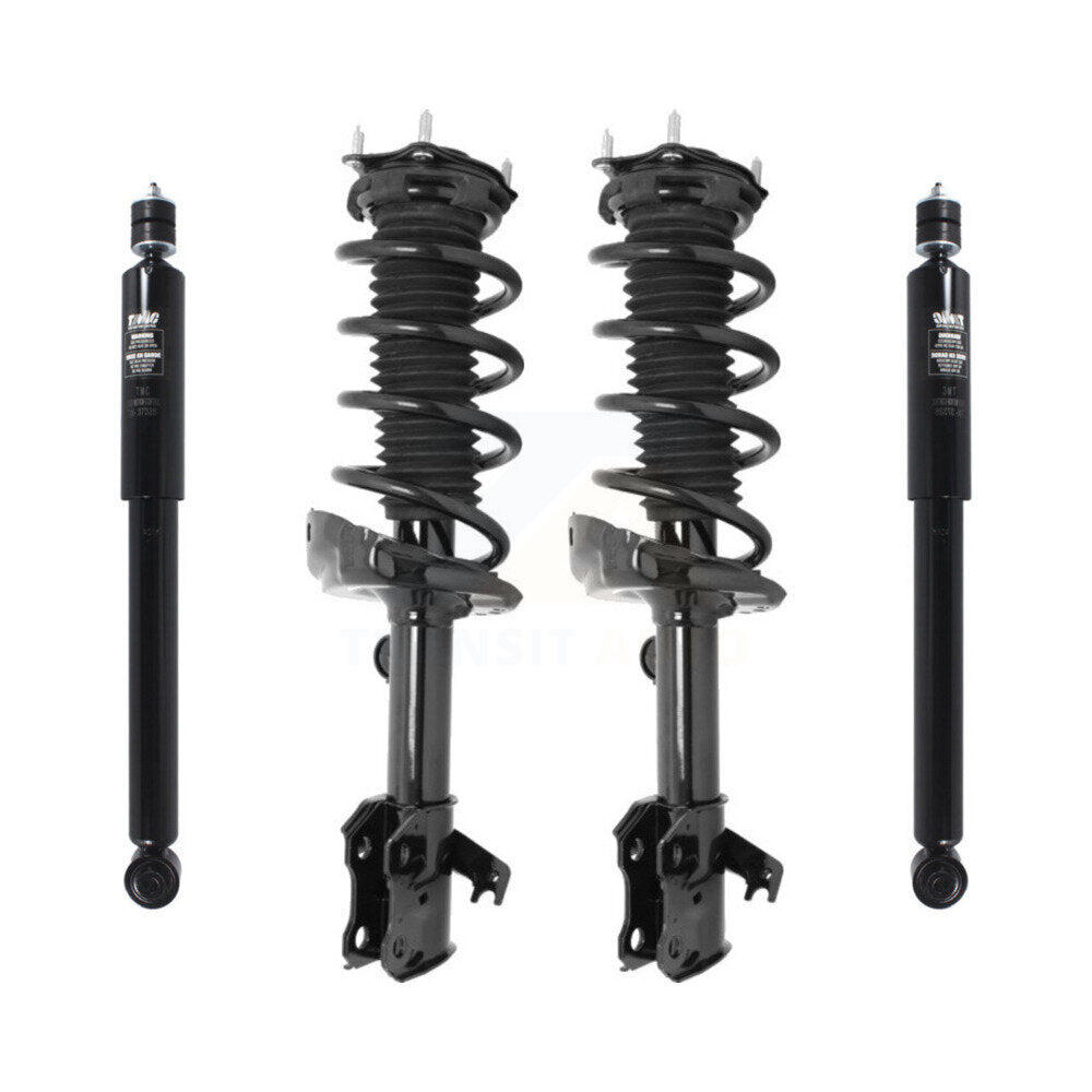 Complete Shocks Strut & Coil Spring Mount Front Rear Kit For 2007-2012 Acura RDX
