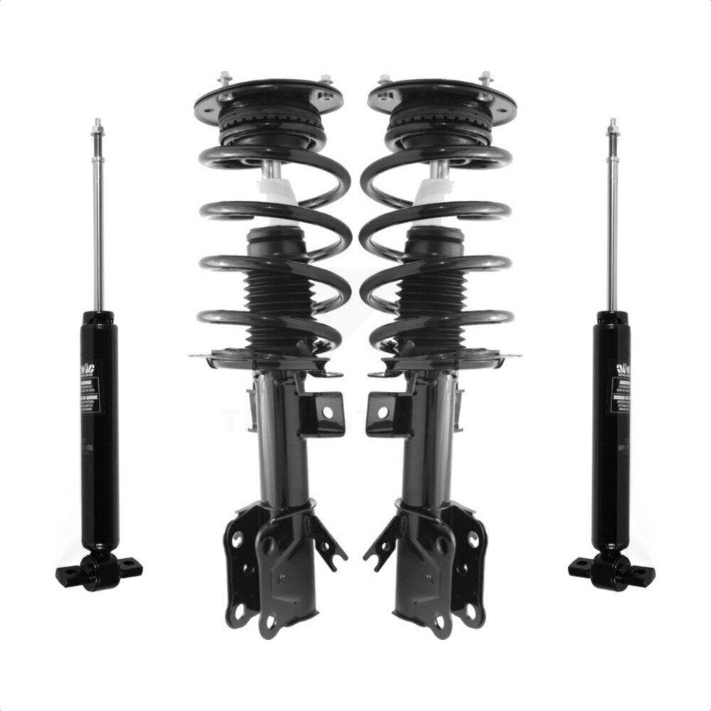 Complete Shocks Strut And Coil Spring Assemblies Front Rear Kit For Ford Fusion