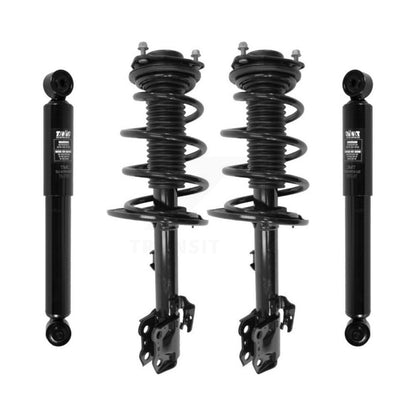 Strut Coil Spring Front Rear Kit For Toyota Highlander Excludes Sport Suspension