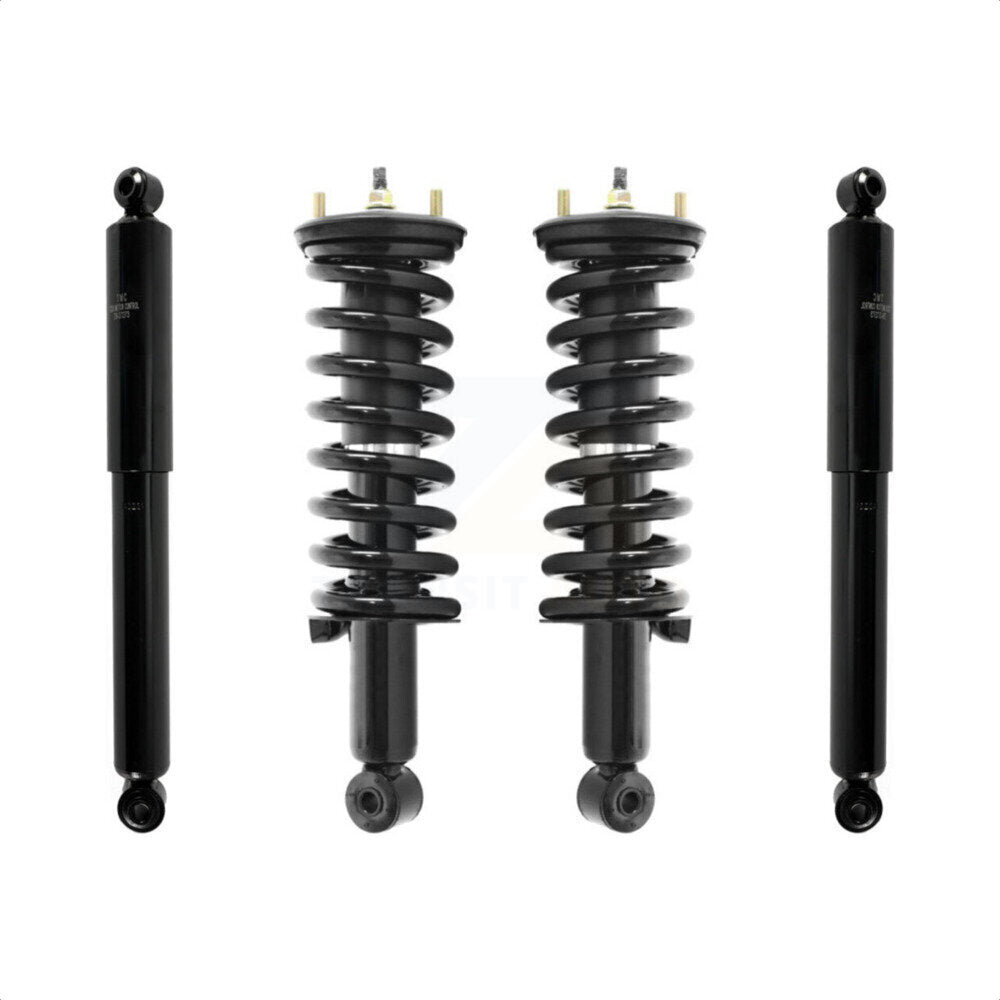 Strut Coil Spring Front Rear Kit For Nissan Frontier Excludes 4 Cylinder PRO-4X