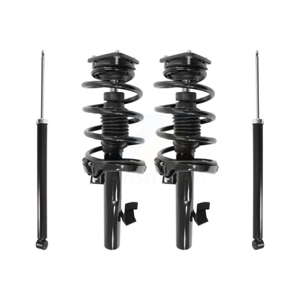 Complete Shocks Strut Coil Spring Assembly Front Rear Kit For Volvo S40 C30 V50