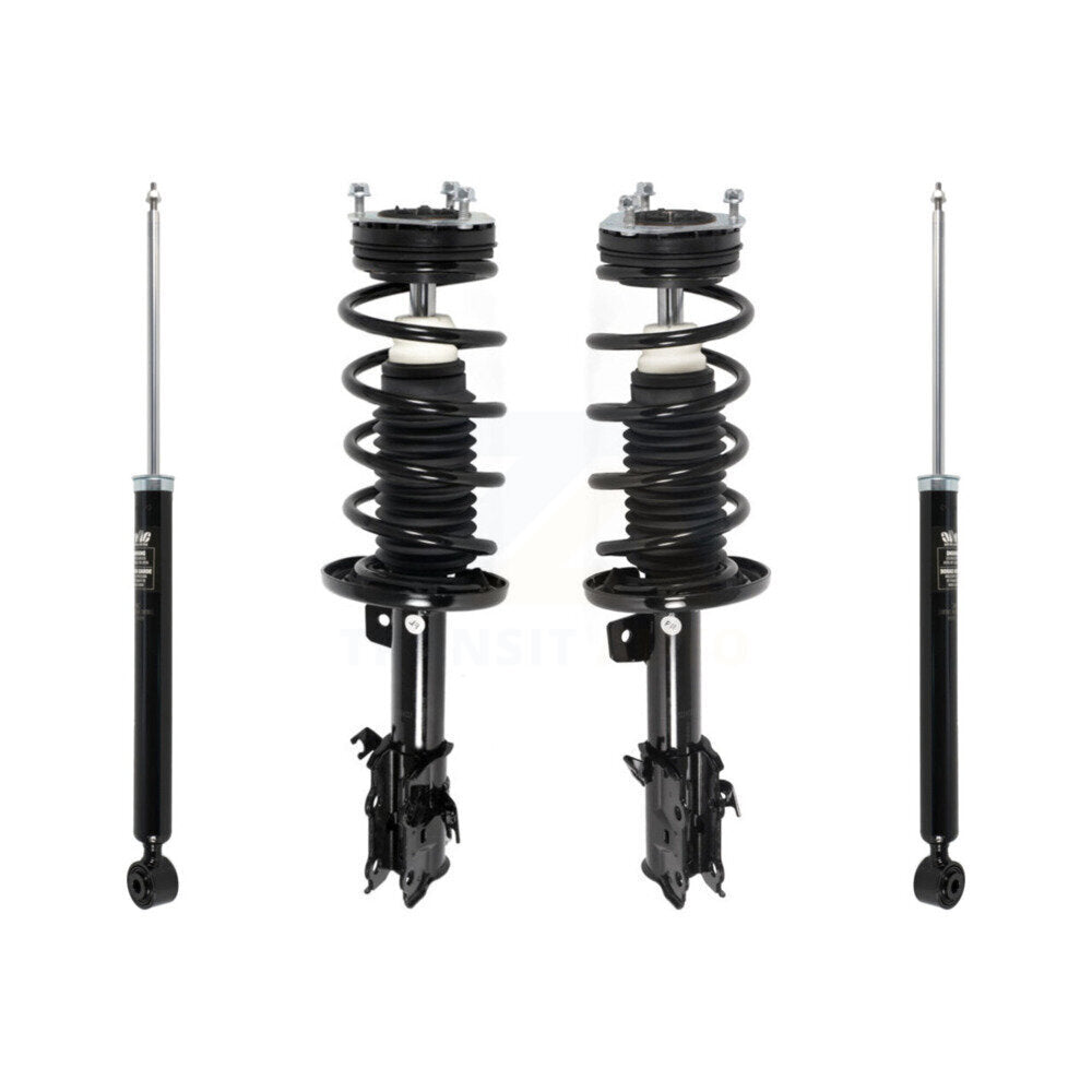 Complete Shocks Strut And Coil Spring Assemblies Front Rear Kit For Ford Fiesta