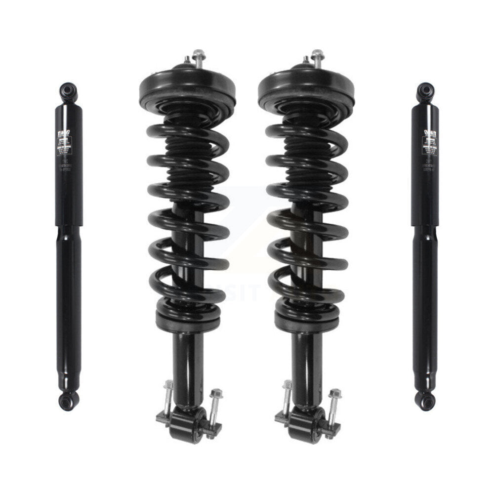 Shocks Strut Coil Spring Front Rear Kit For Ford F-150 Excludes Wheel Drive