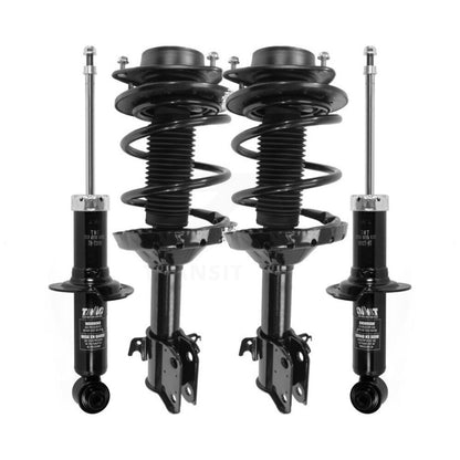 Strut And Spring Front Rear Kit For 2012-2014 Subaru Impreza Excludes WRX Models