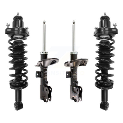 Strut Spring Front Rear Kit For 2008-2010 Mitsubishi Lancer Excludes GTS Models
