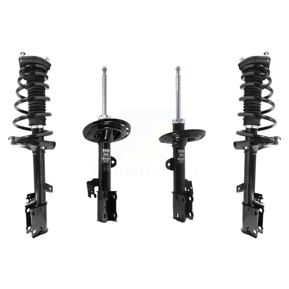 Strut Spring Front Rear Kit For 09-12 Toyota Venza FWD Excludes All Wheel Drive