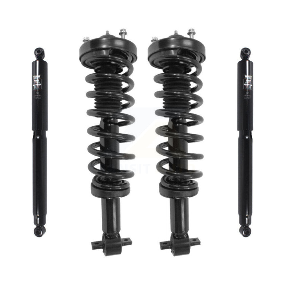 Strut Spring Front Rear Kit For Ford F-150 Excludes All Wheel Drive Standard Cab