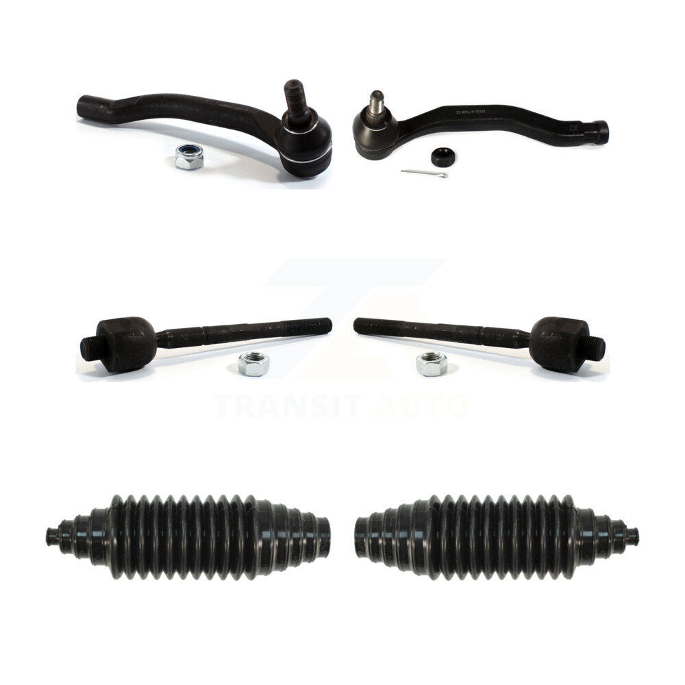 Steering Tie Rod End & Boot Front Kit For Honda Pilot Acura MDX