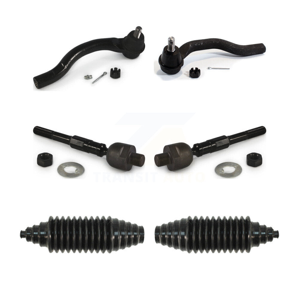 Steering Tie Rod End & Boot Front Kit For 2006-2011 Honda Civic 1.8L
