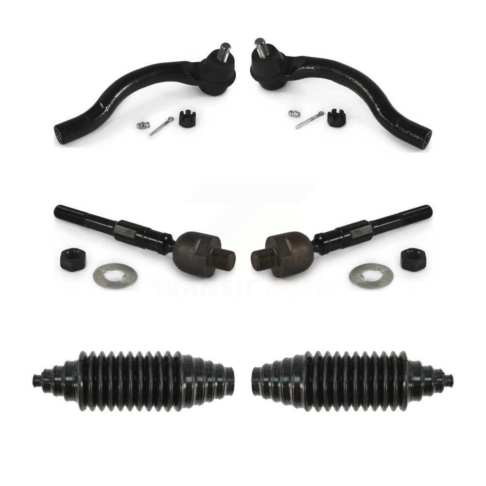 Steering Tie Rod End & Boot Front Kit For 2006-2011 Honda Civic 1.8L