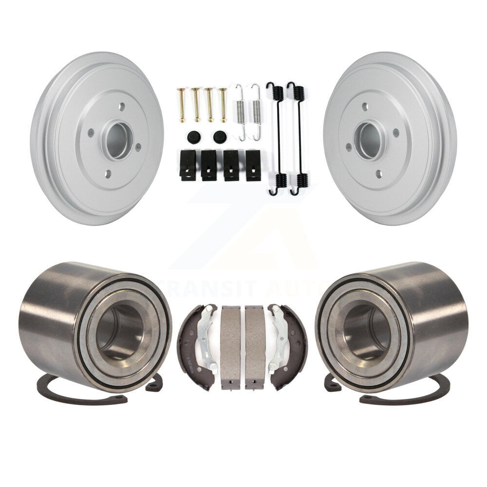 Coated Brake Drum Shoe Hardware And Bearing Rear Kit For Nissan Micra Versa Note