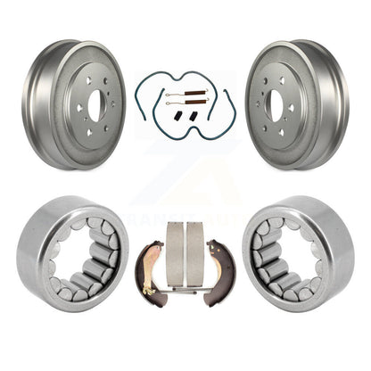 Coated Brake Drum Shoe Hardware & Bearing Rear Kit For Chevrolet Silverado 1500
