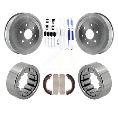 Coated Brake Drum Shoe Hardware & Bearing Rear Kit For GMC Sierra 1500 Chevrolet