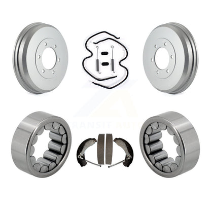 Coated Brake Drum Shoe Hardware And Bearing Rear Kit For Chevrolet Colorado GMC